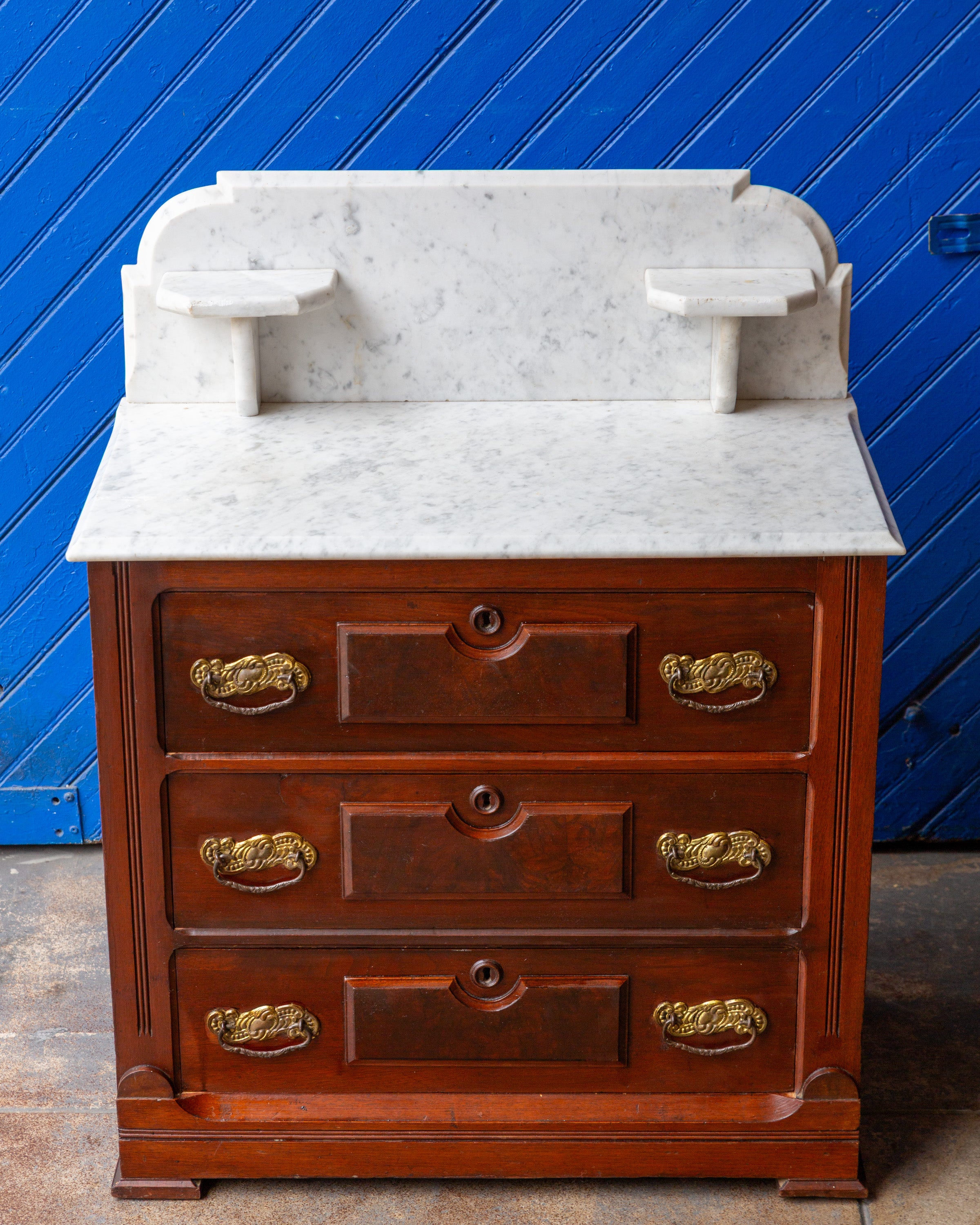 1880's Marble Top Dresser – The Blue Door