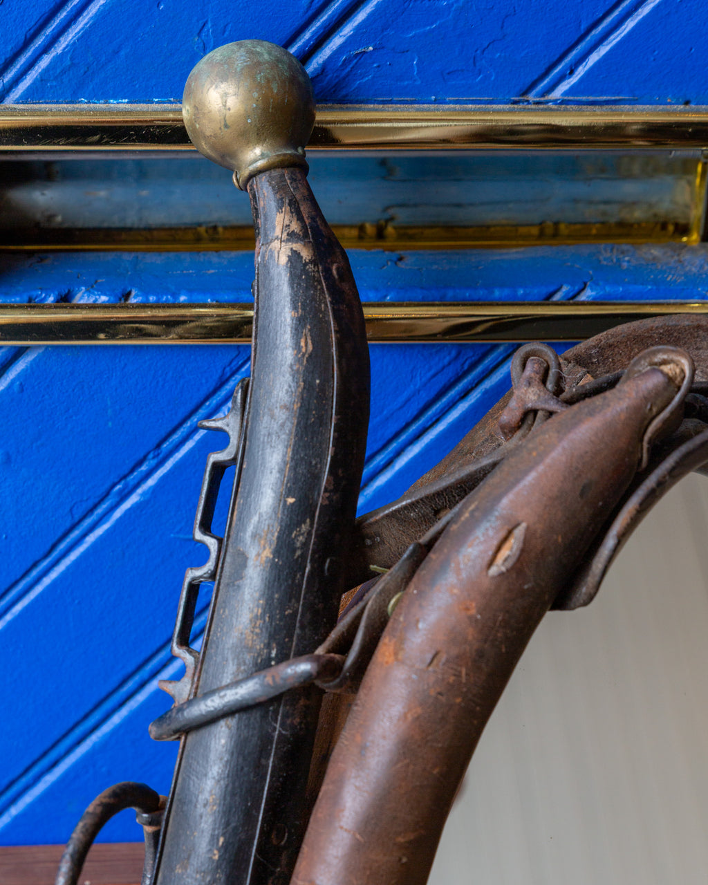 Vintage Horse Collar Mirror