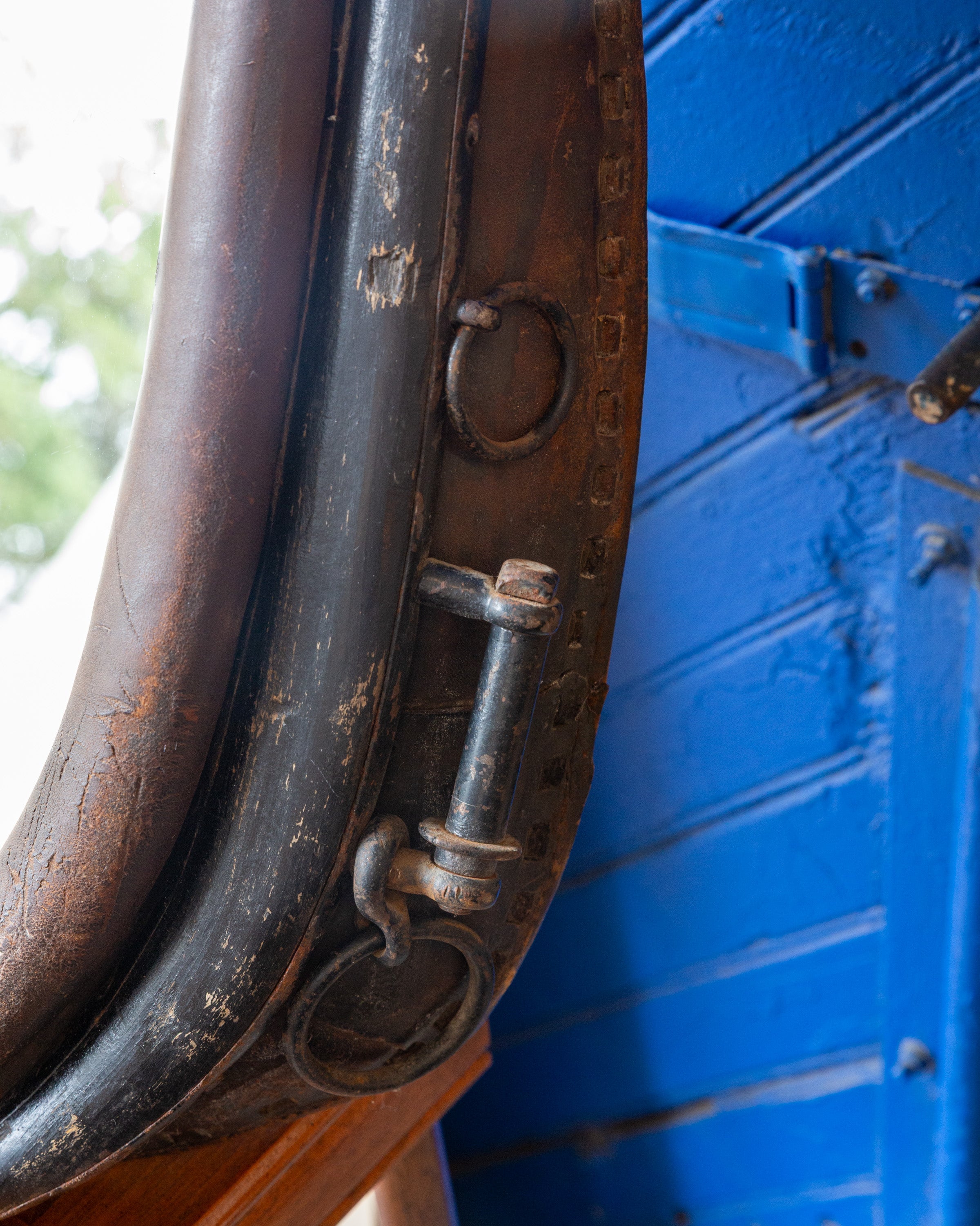 Vintage Horse Collar Mirror