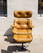 Plywood Chair & Ottoman by Selig