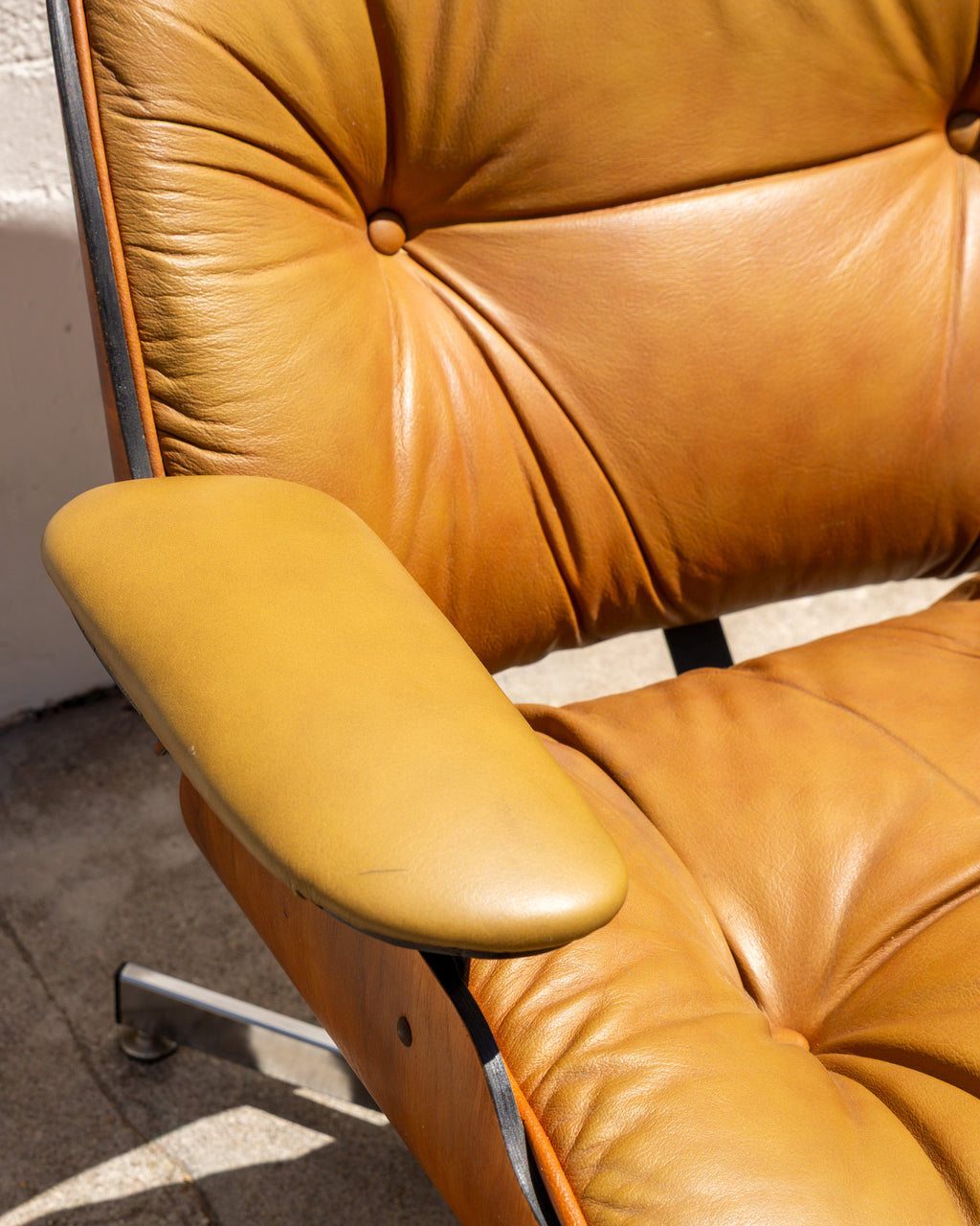 Plywood Chair & Ottoman by Selig