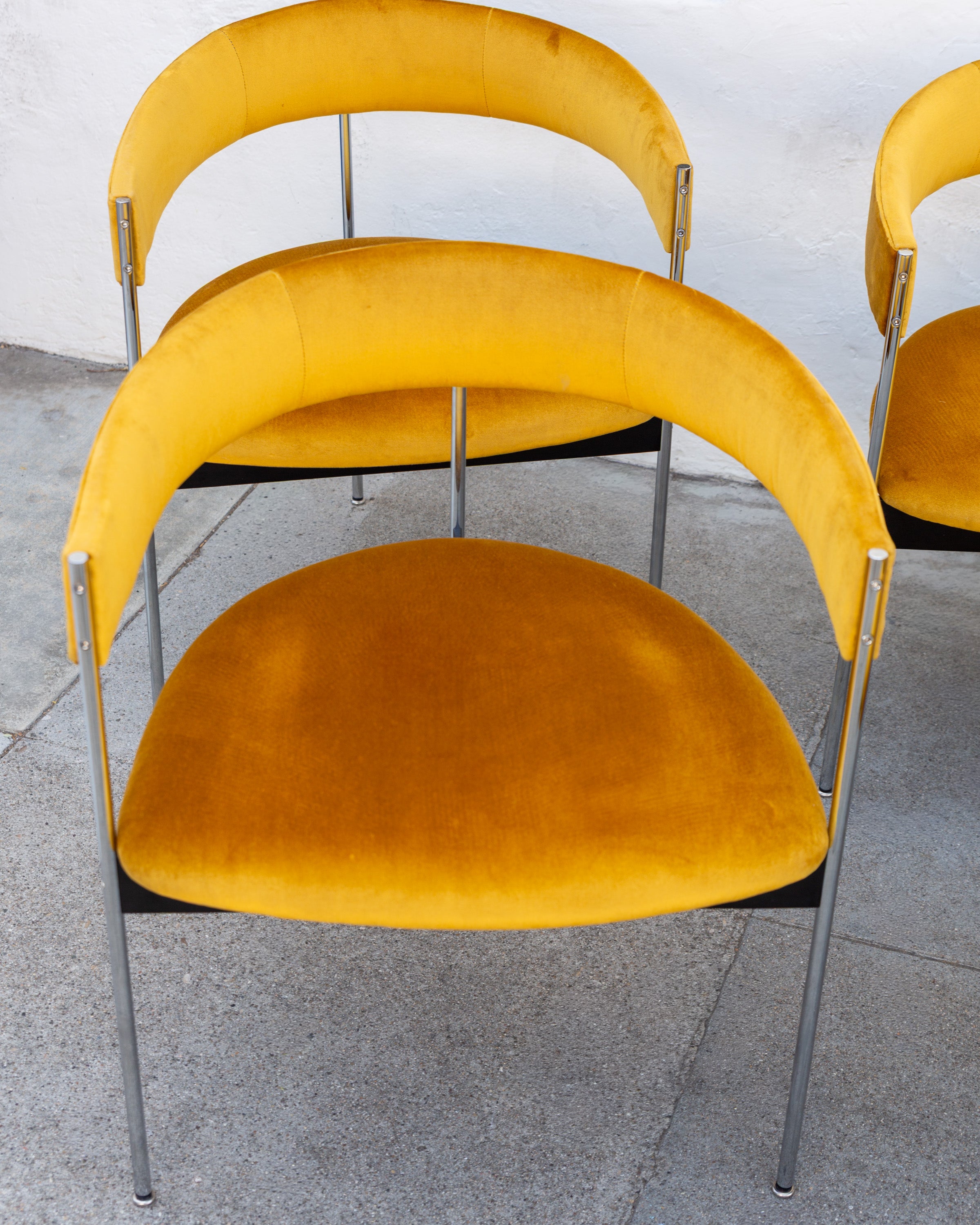 1970s Italian Modern Dining Chairs