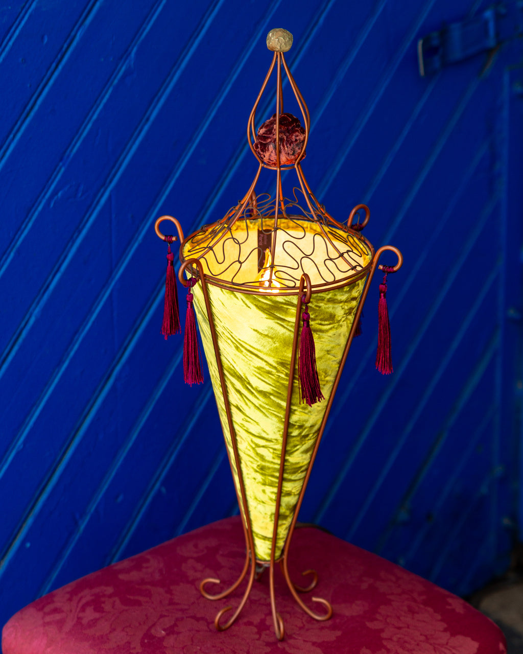 Vintage Torchere Lamp by A Telier Virginie Demay, Paris