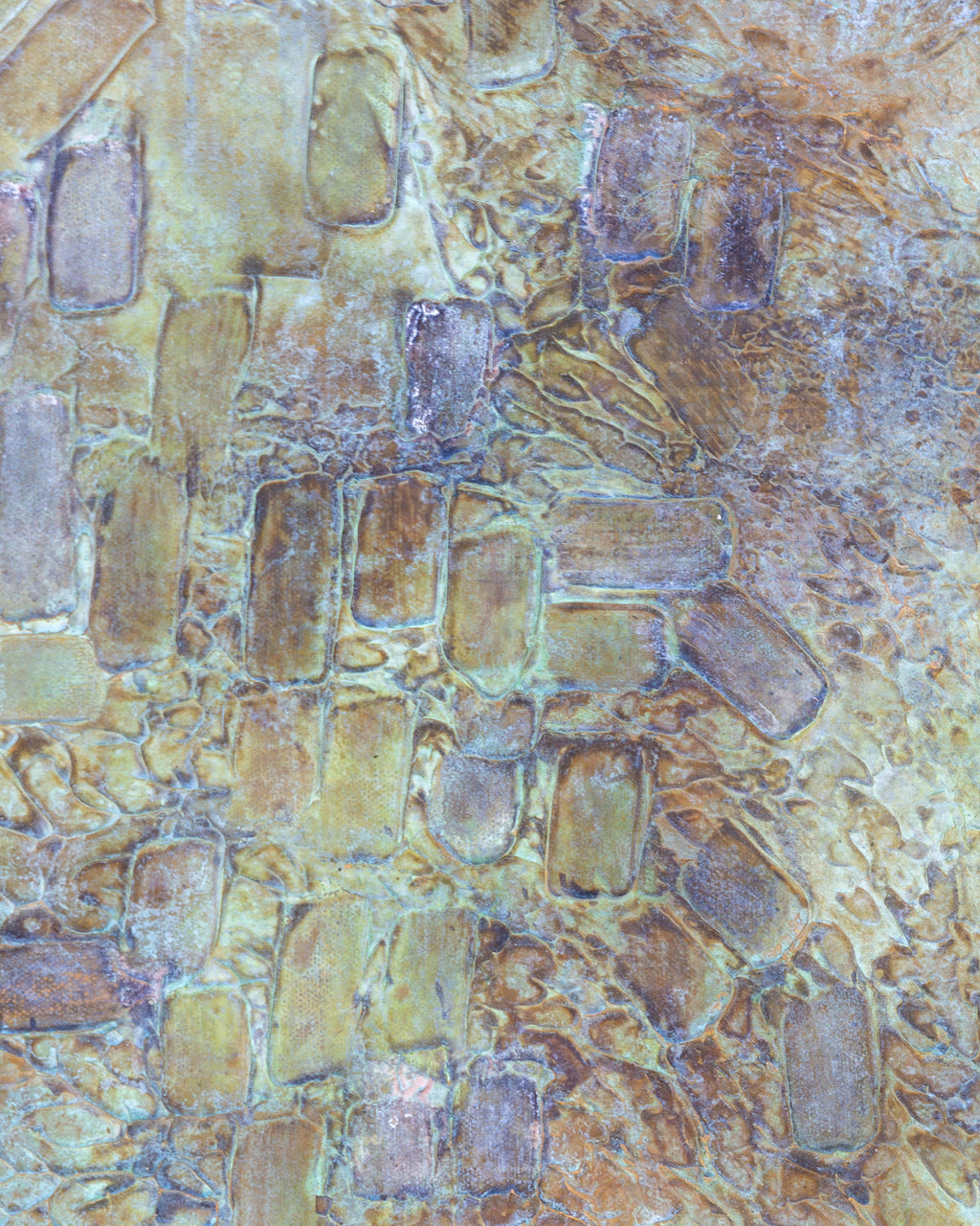 Abstract Brutalist Organic Modern Art