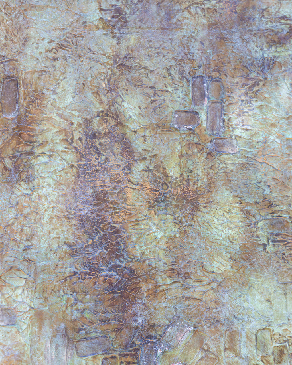 Abstract Brutalist Organic Modern Art