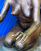 Large Female Bronze Statue "Into While"