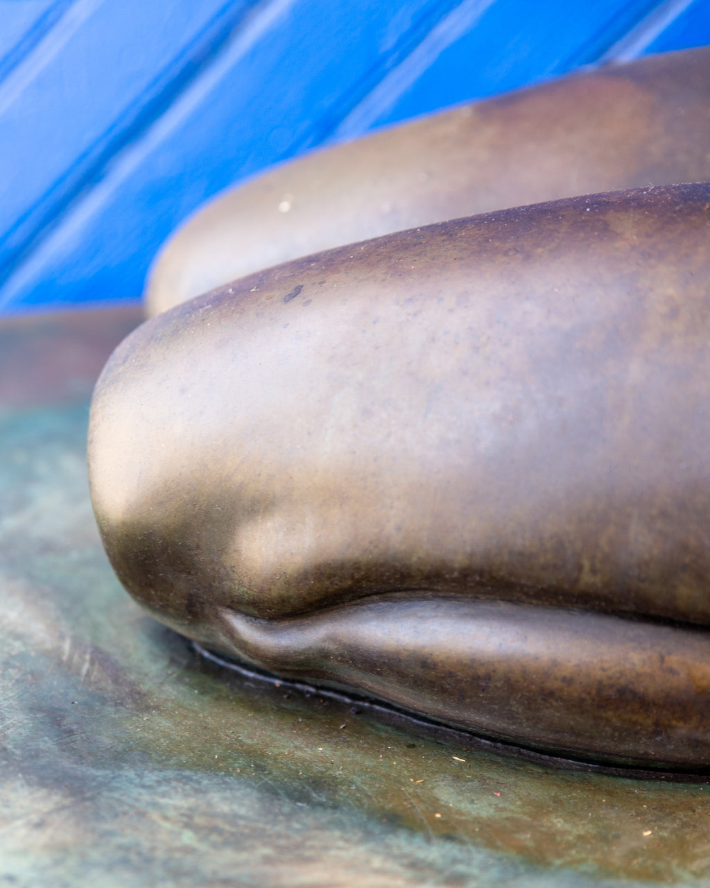 Large Female Bronze Statue "Into While"