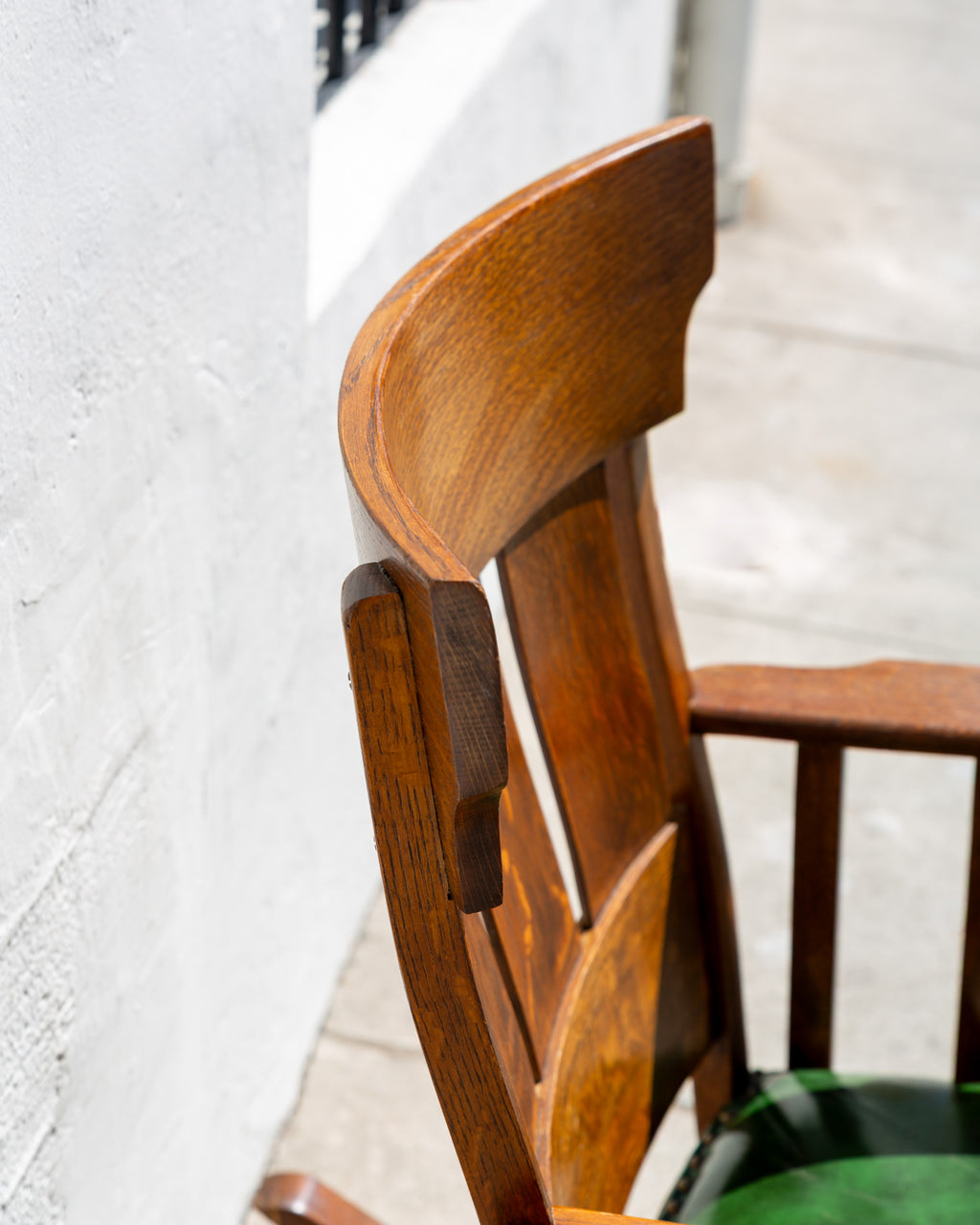 Antique Mission Style Oak Rocking Chair