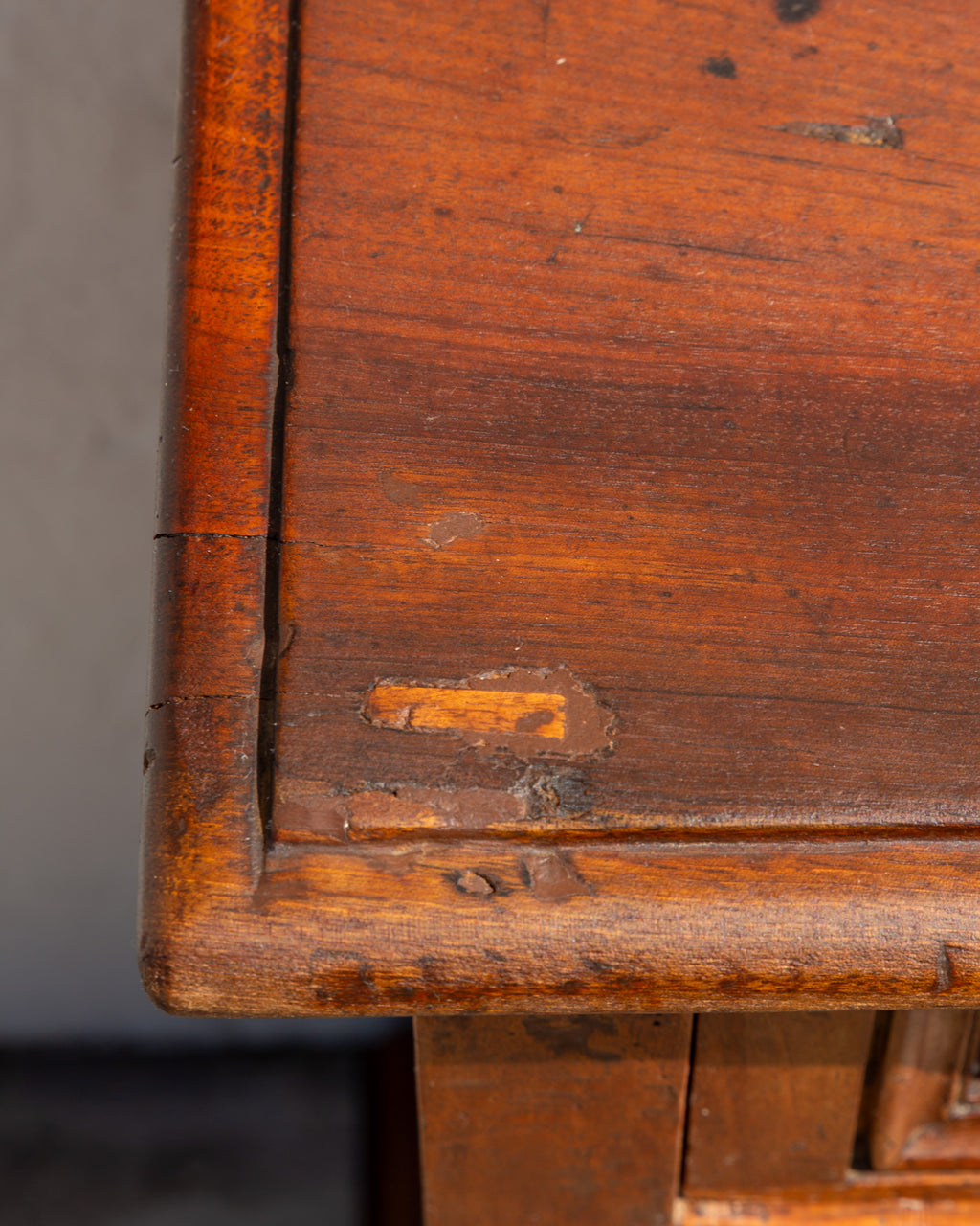 Antique 6 Drawer Wood Cabinet