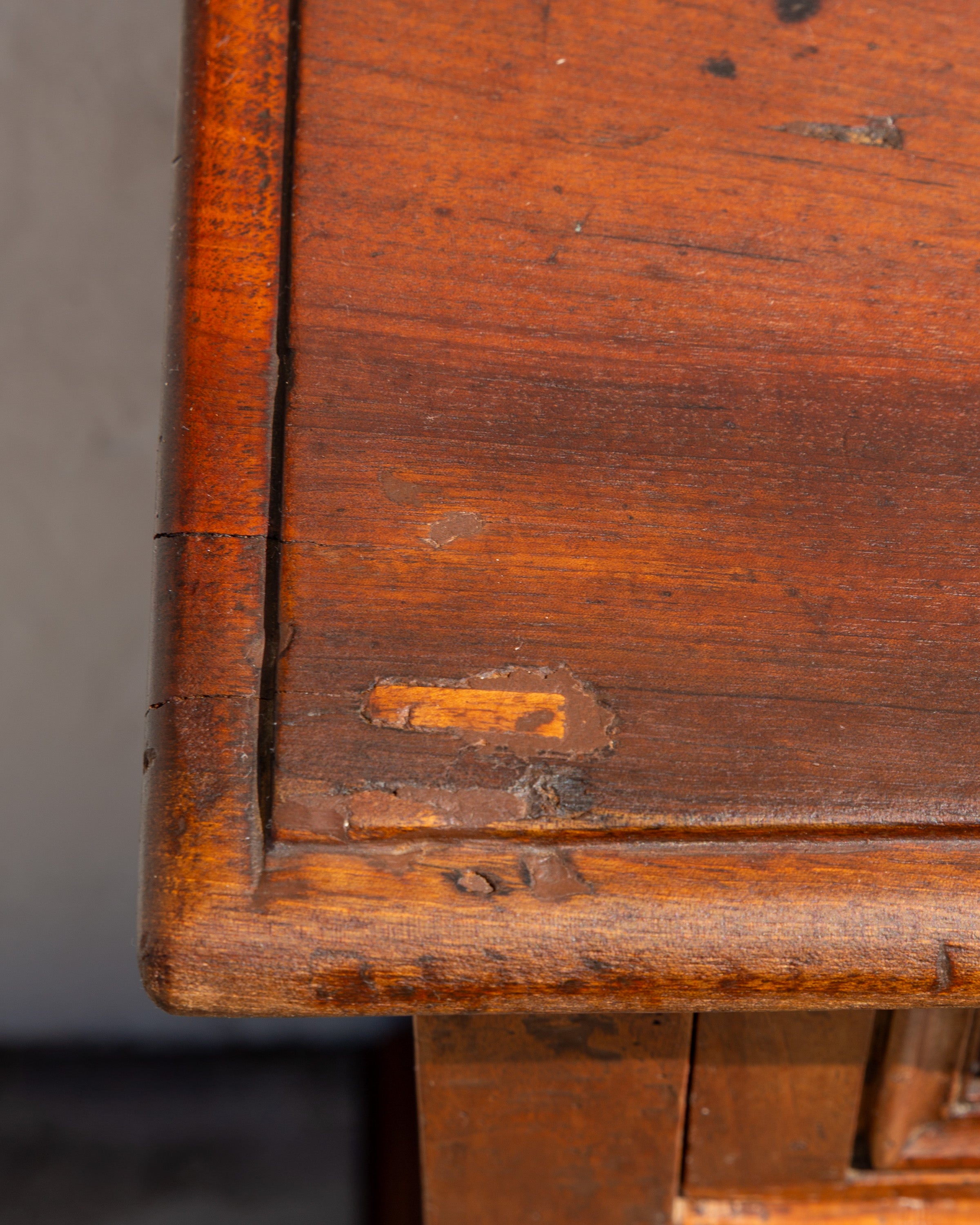 Antique 6 Drawer Wood Cabinet