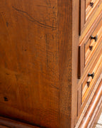Antique 6 Drawer Wood Cabinet