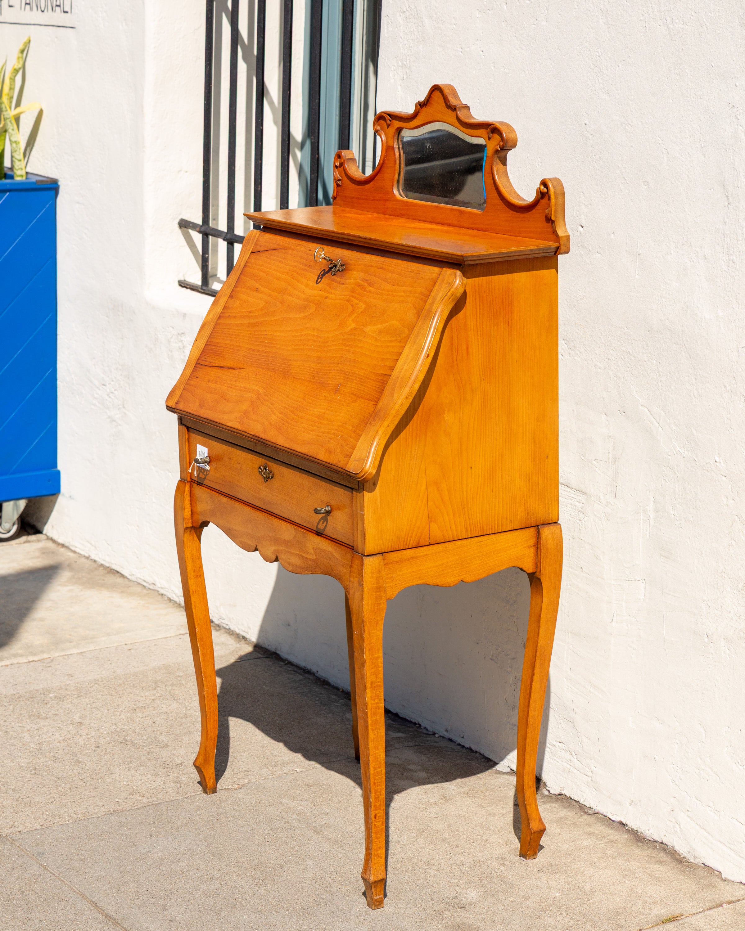 1890-1910's Oak Slant Top Desk