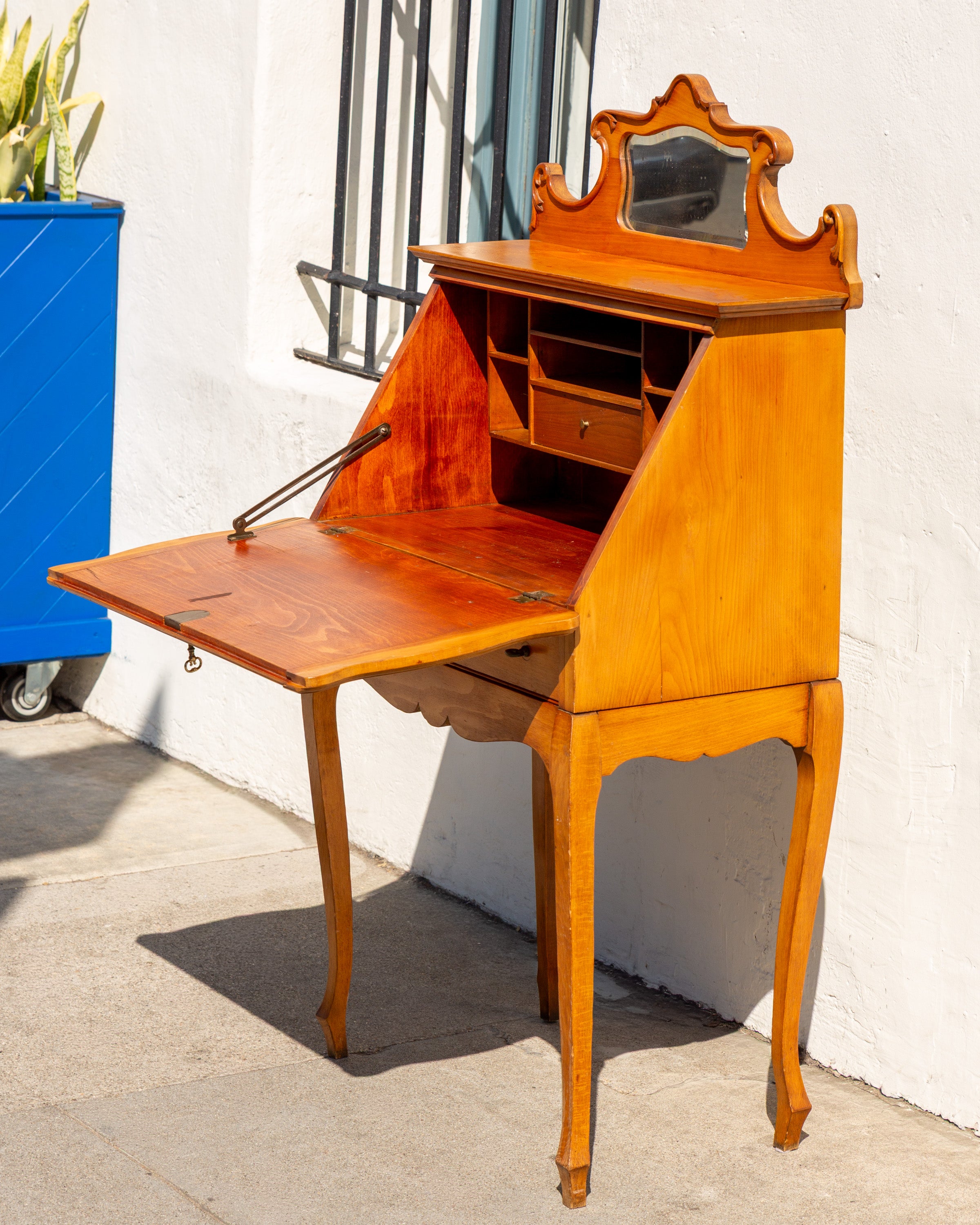 1890-1910's Oak Slant Top Desk
