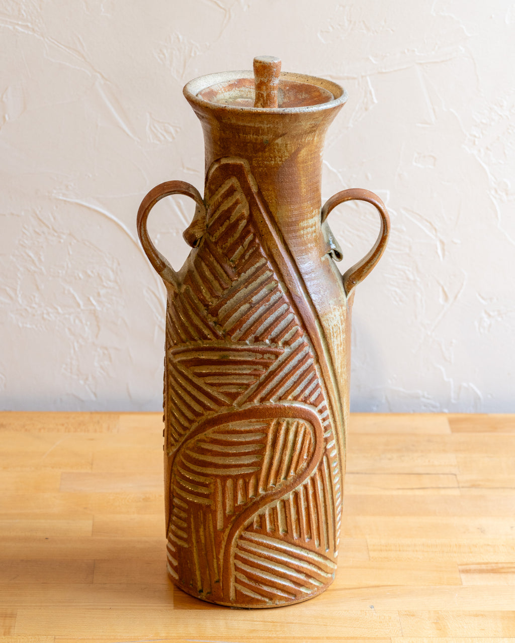 Tall Studio Pottery Vessel by Eric Kinsey