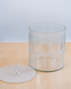 BEST Modernist Canister Glass and Acrylic