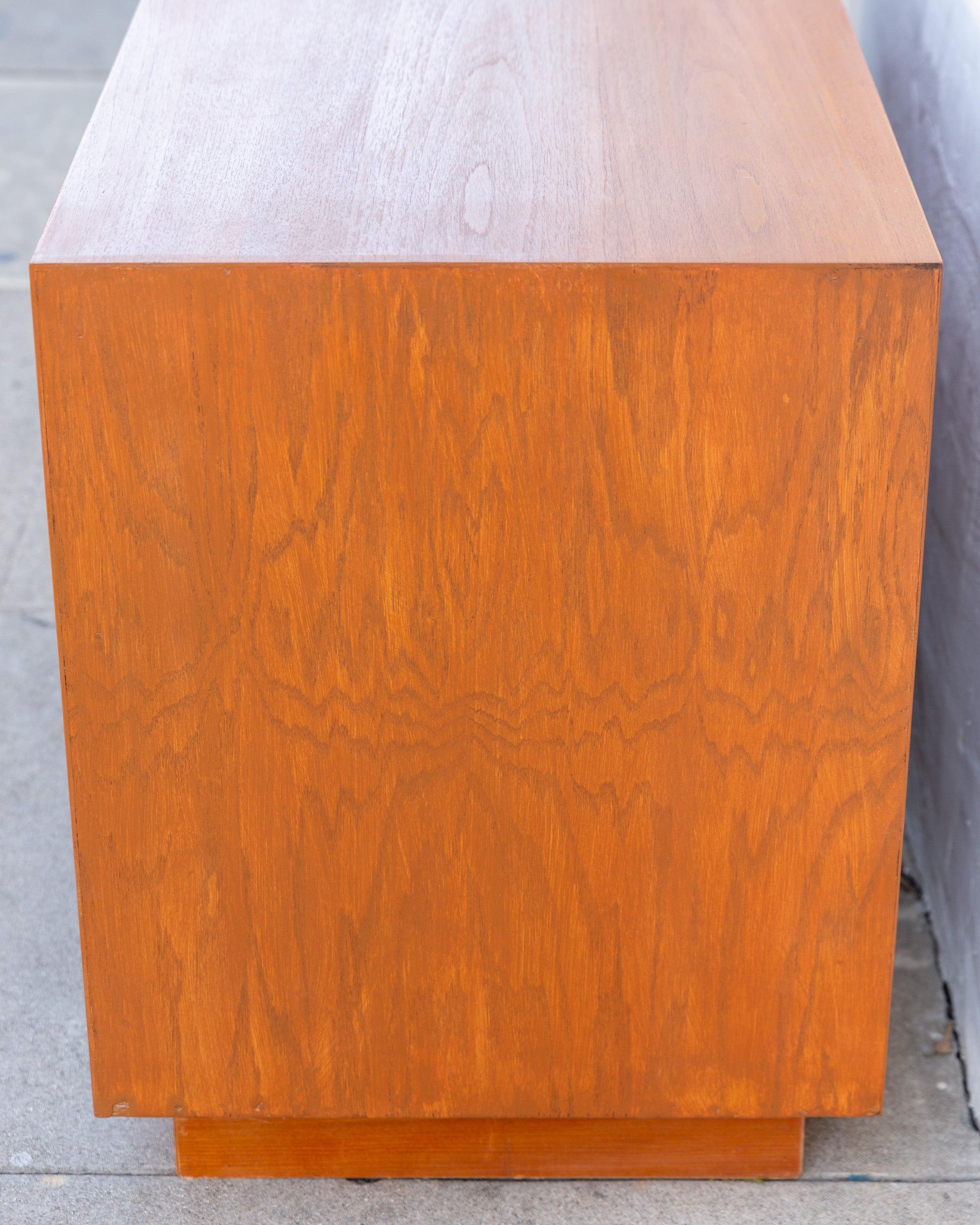 Custom Handmade Teak 8 Drawer Chest