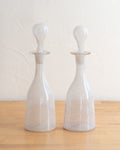 Pair of Murano Stopper and Bottles