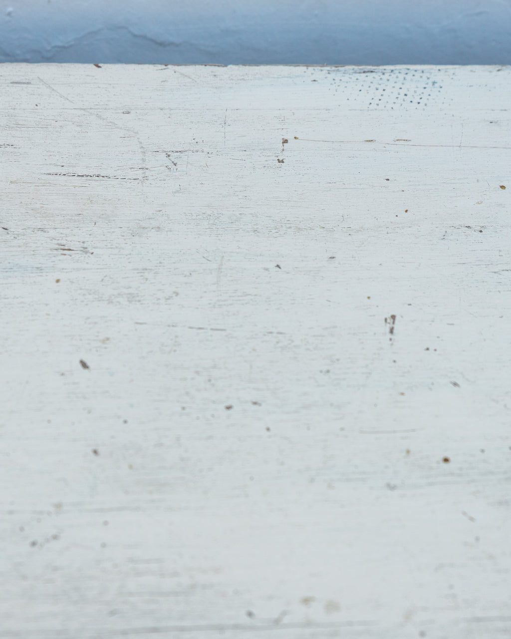 1920s Distressed White Three Drawer Chest