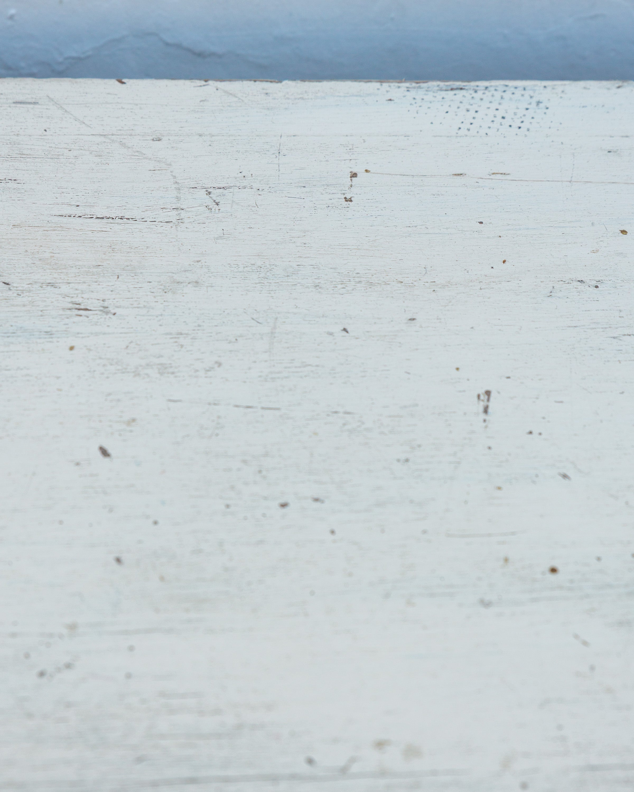 1920s Distressed White Three Drawer Chest