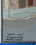 Oil on Canvas by Robert David Farrington (1924-2011) Venice, CA