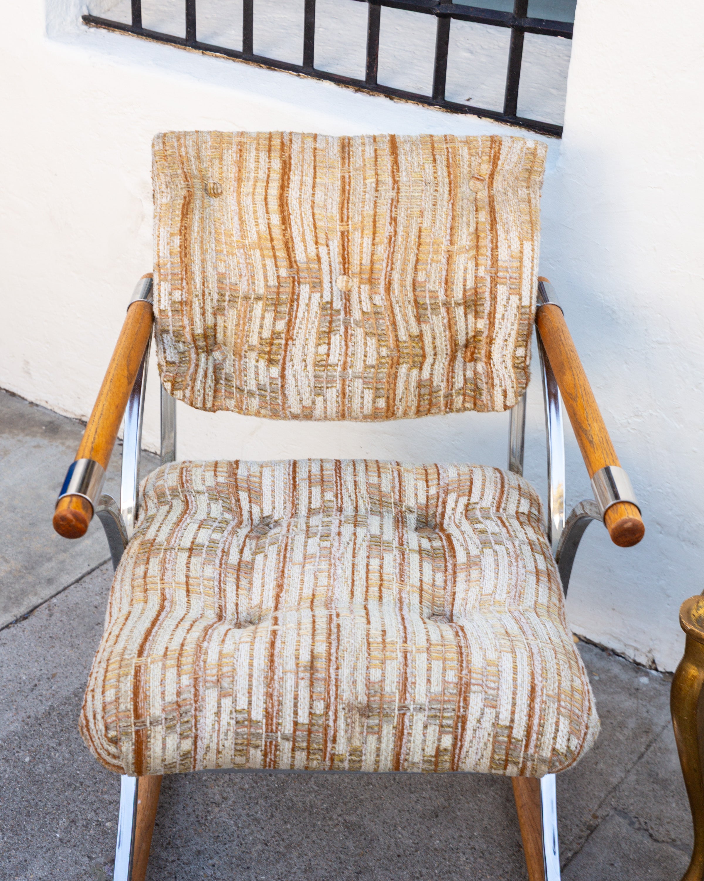 1970s Cleo Baldon Style Chairs with Original Upholstery