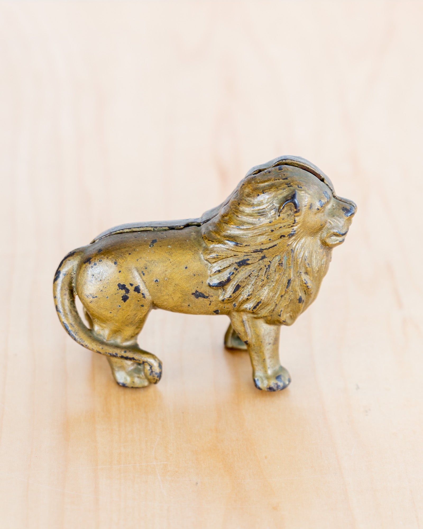 1930’s Metal Lion Piggy Bank