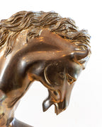 Large Brass Horse 1970's