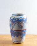 1930's Arts and Crafts Era Ozark "Roadside Pottery" with a Rainbow Drip Surface
