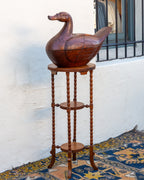 Giant Carved Duck Box