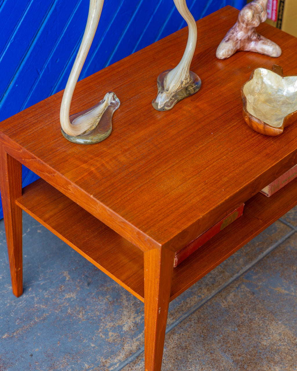 1960s Teak 2-Tier Side Table