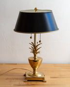 Vintage 1970's Solid Brass Pineapple Lamp