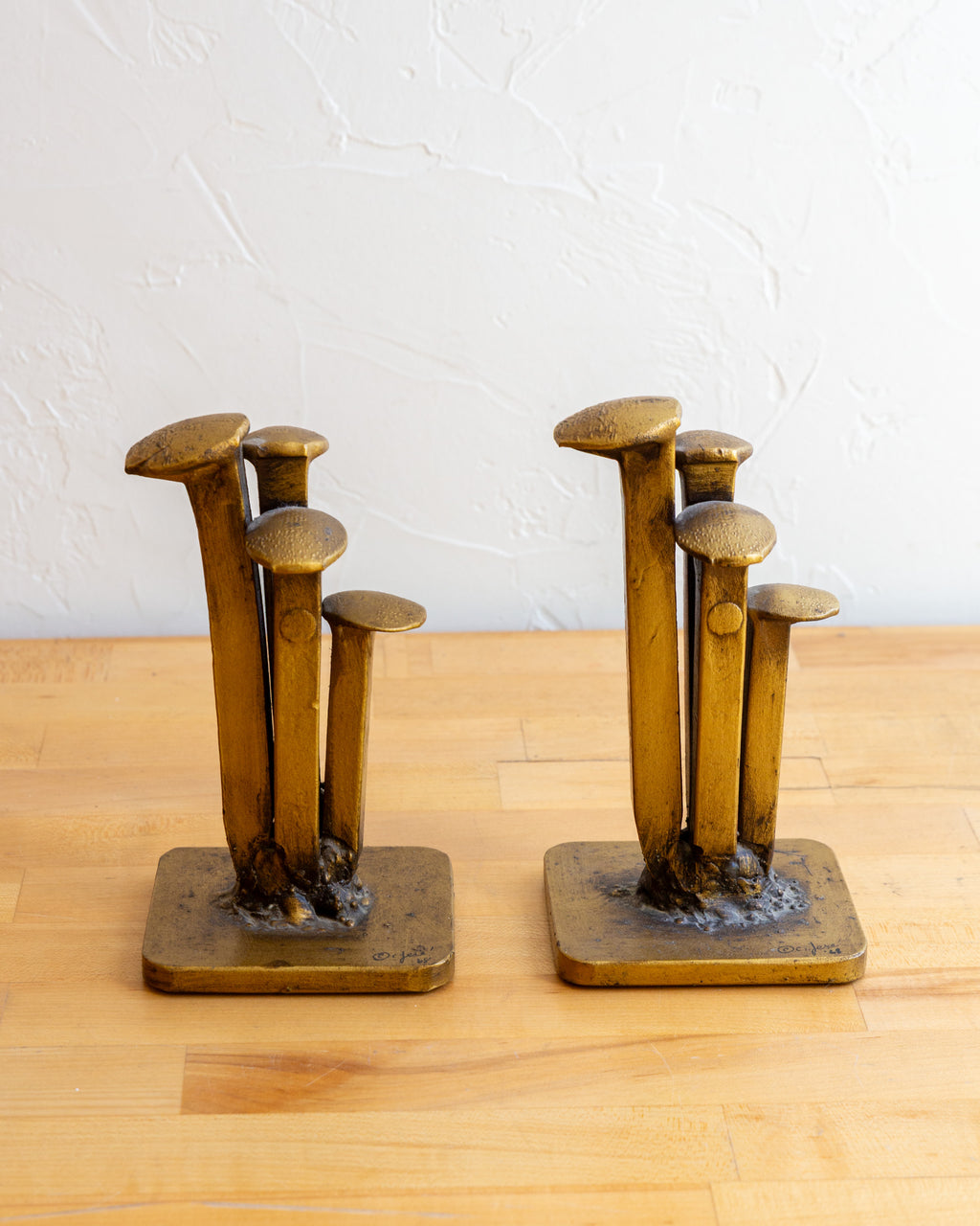 Rare 1968 C. Jere Bookends, Pair