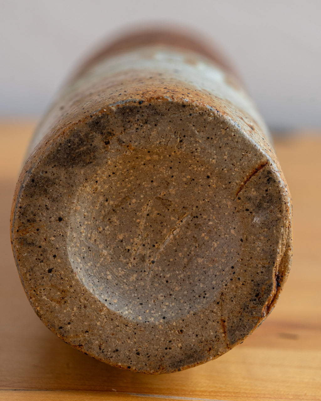 Vintage Alan Wallwork Studio Pottery Stoneware Vase