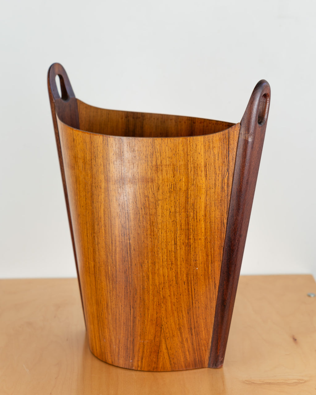 Einar Barnes for PS Heggen Teak Wastebasket