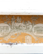 1920s Distressed White Three Drawer Chest