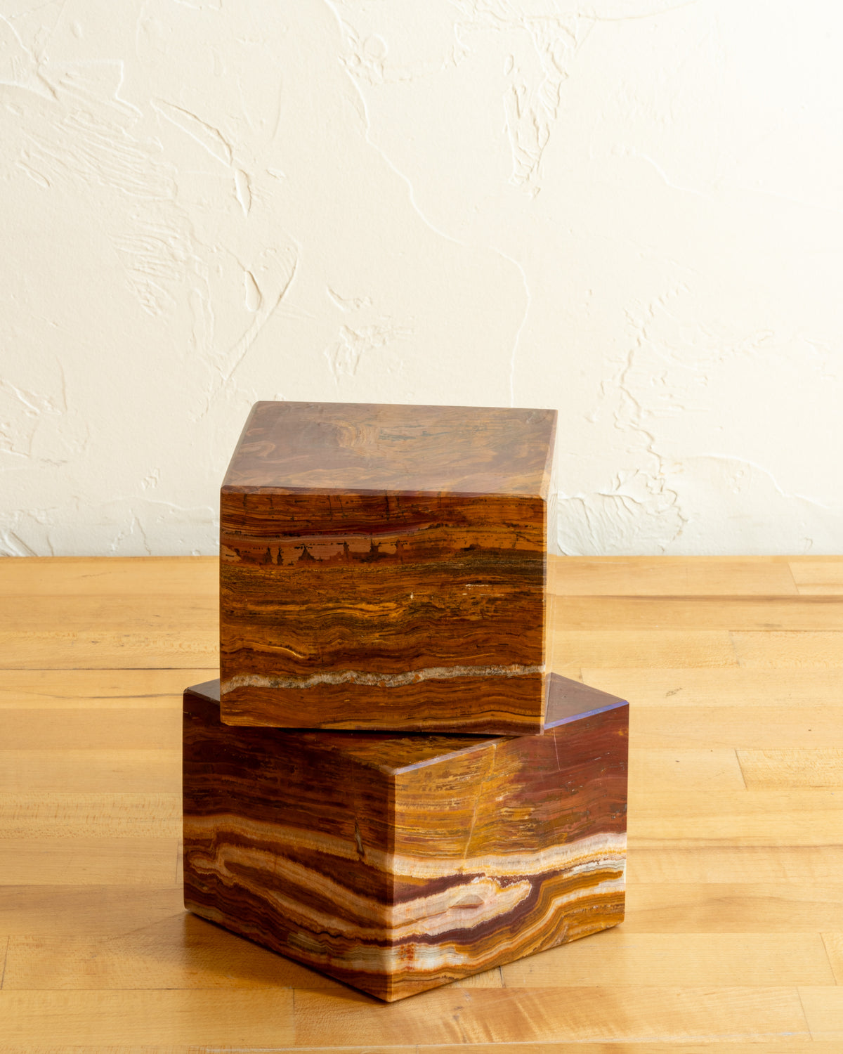 Stone Block Bookends Pair – The Blue Door