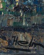 American Modernist Abstract Painting By John Frederick Helm, Jr