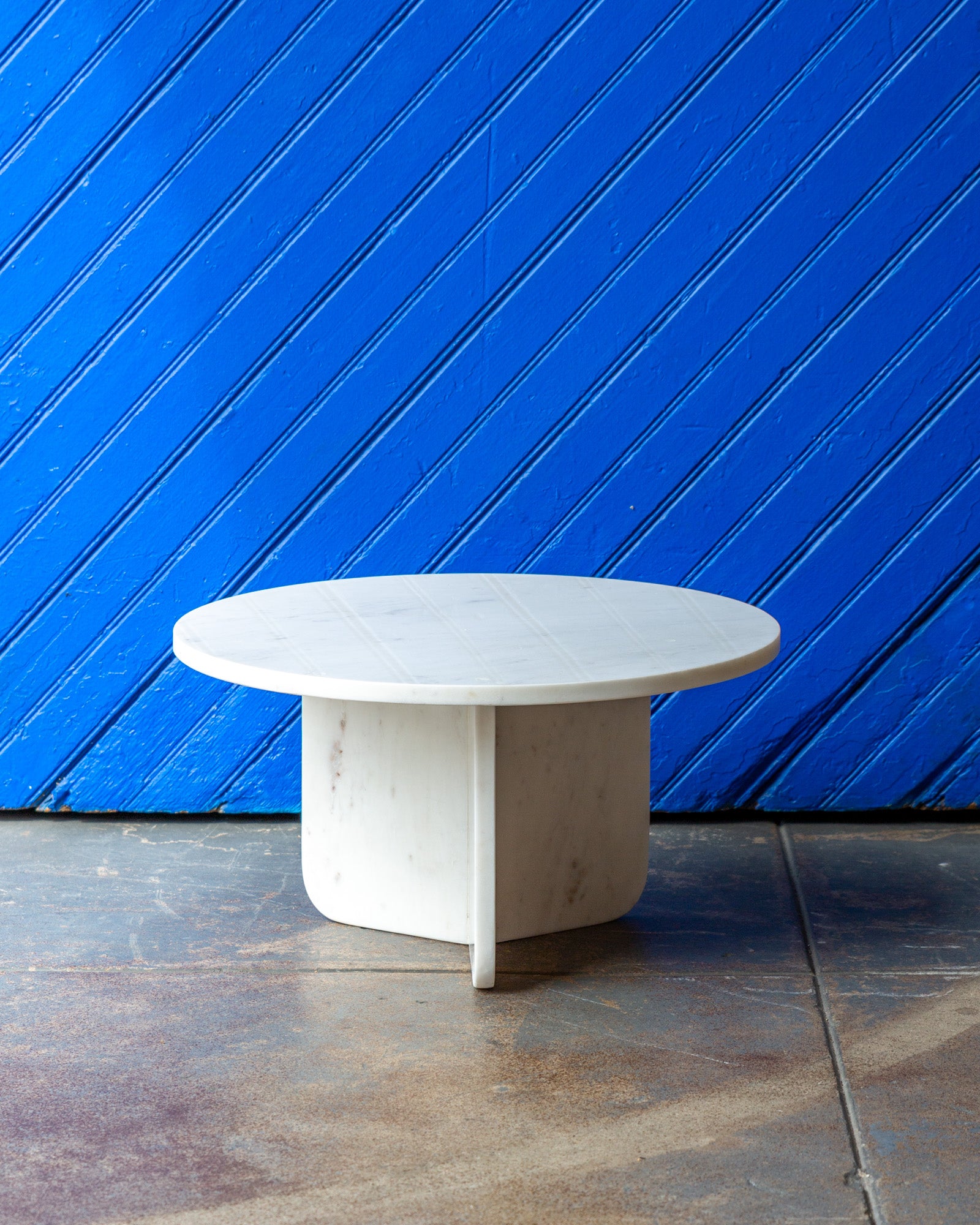 White Marble Side Table