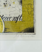 Uwe Bremer Serigraph "Hommage to Lovecraft"