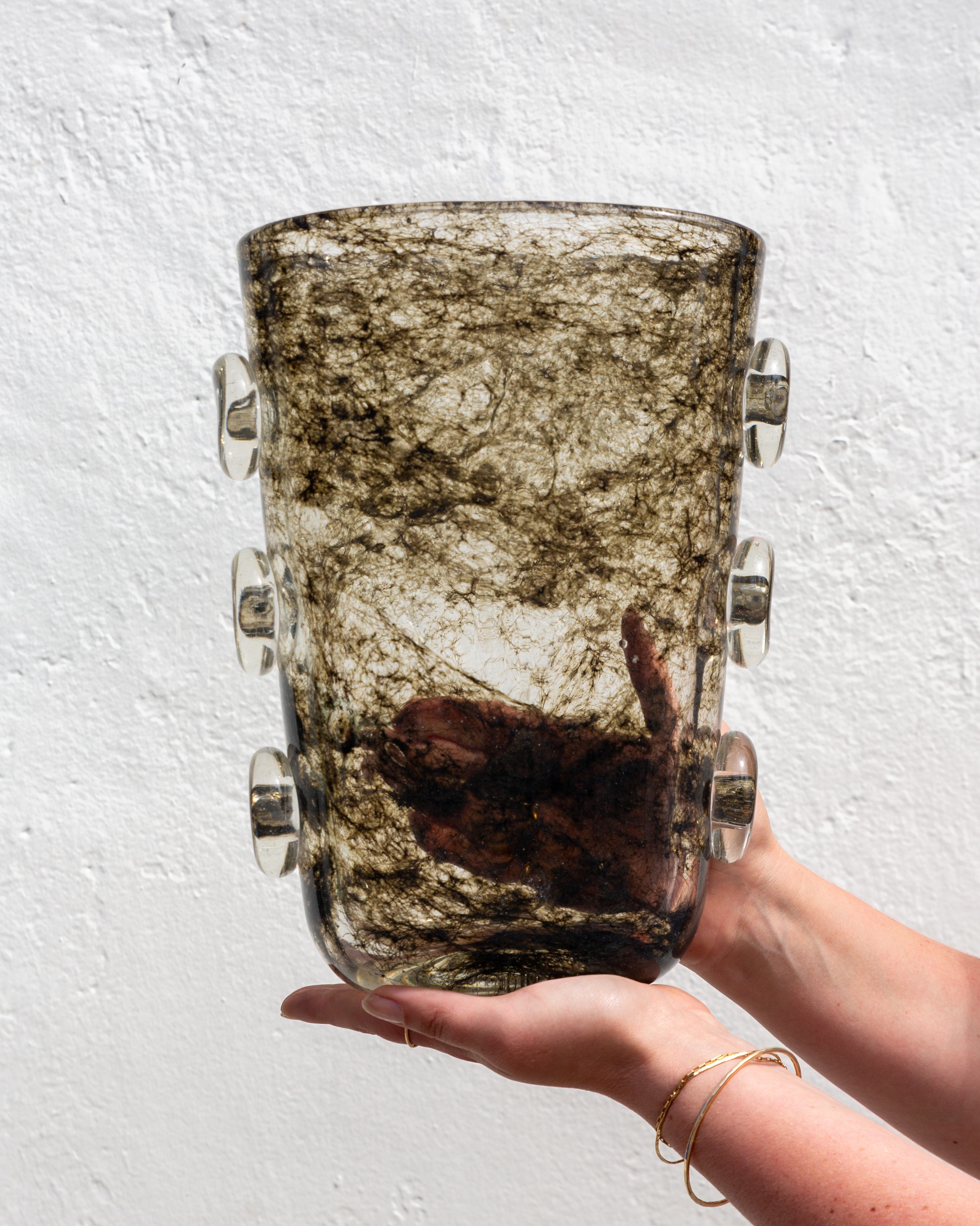 1930's Crepuscolo Vase by Ercole Barovier for Ferro Toso Barovier