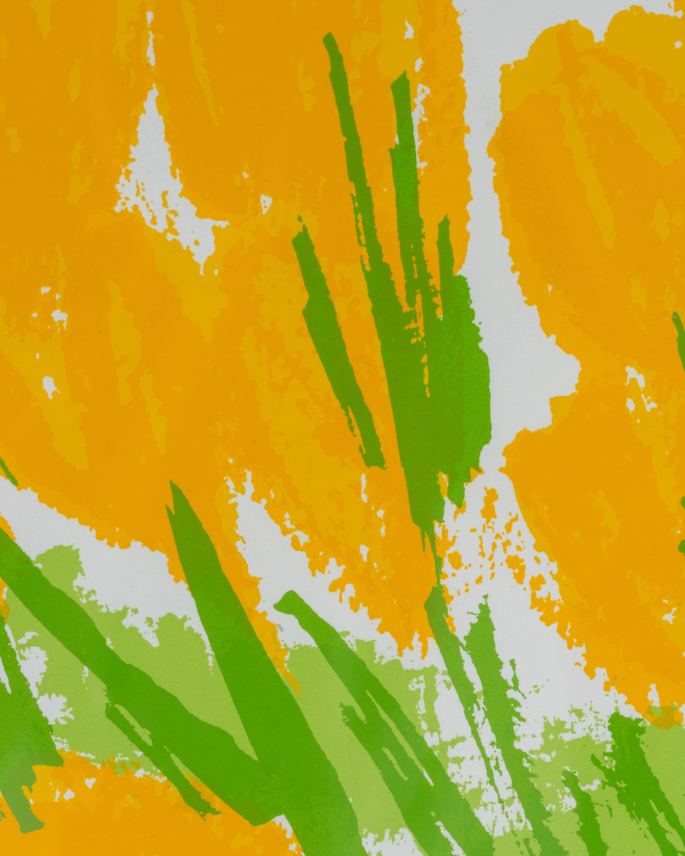 Corita Kent "Crocuses For Summer" Serigraph Print, 1950. ED 200, Pencil Signed.