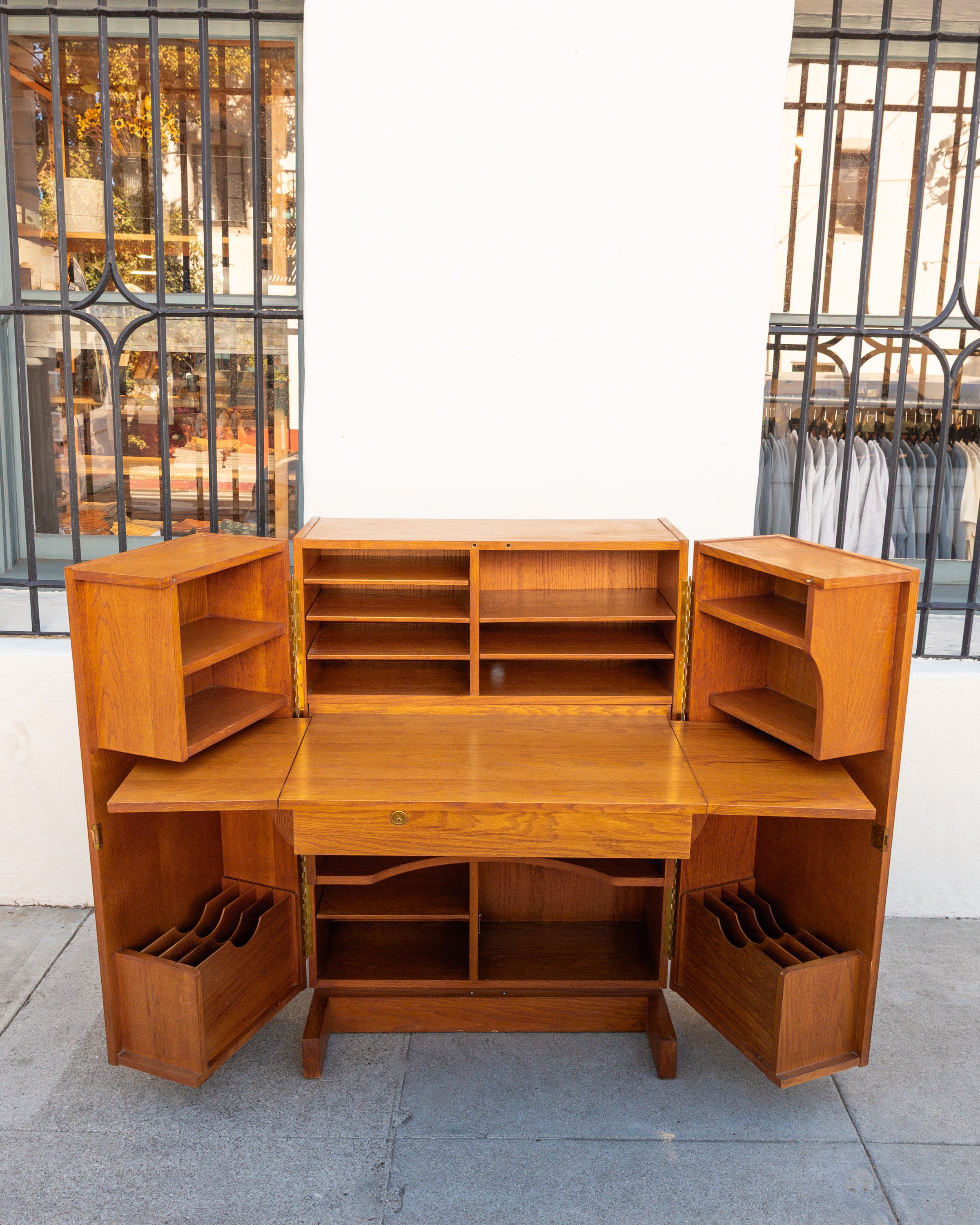 Mid-Century Scandinavian Magic Box Desk