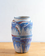 1930's Arts and Crafts Era Ozark "Roadside Pottery" with a Rainbow Drip Surface