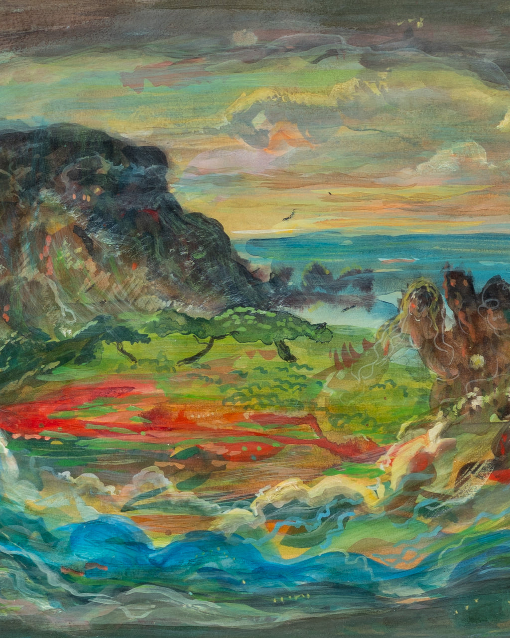 Martin Baer (1894-1961) mixed media on paper , 1948