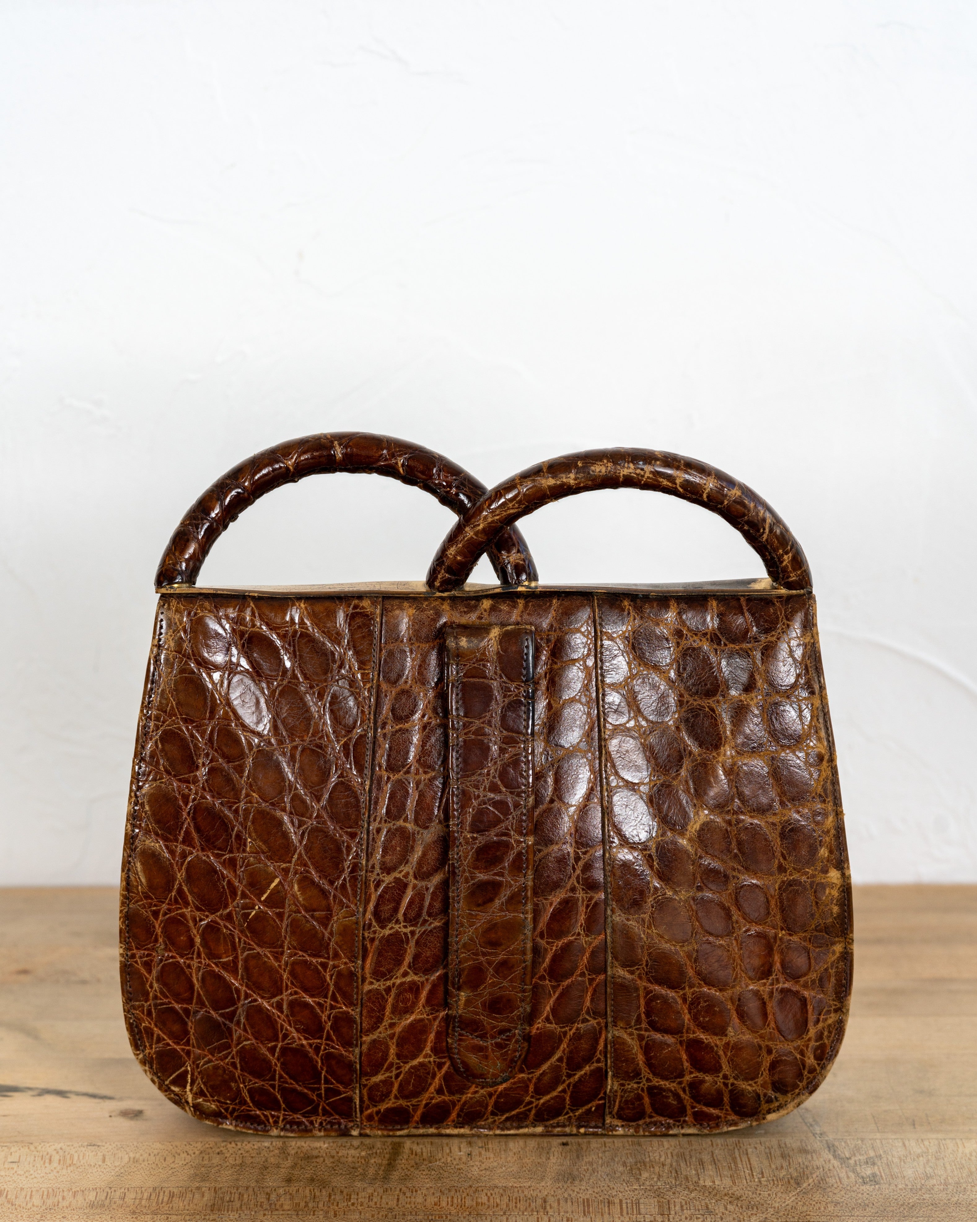 Vintage 1930's/40's Croc Clutch