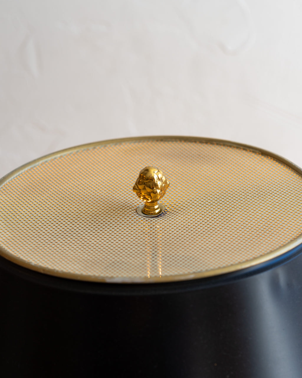 Vintage 1970's Solid Brass Pineapple Lamp