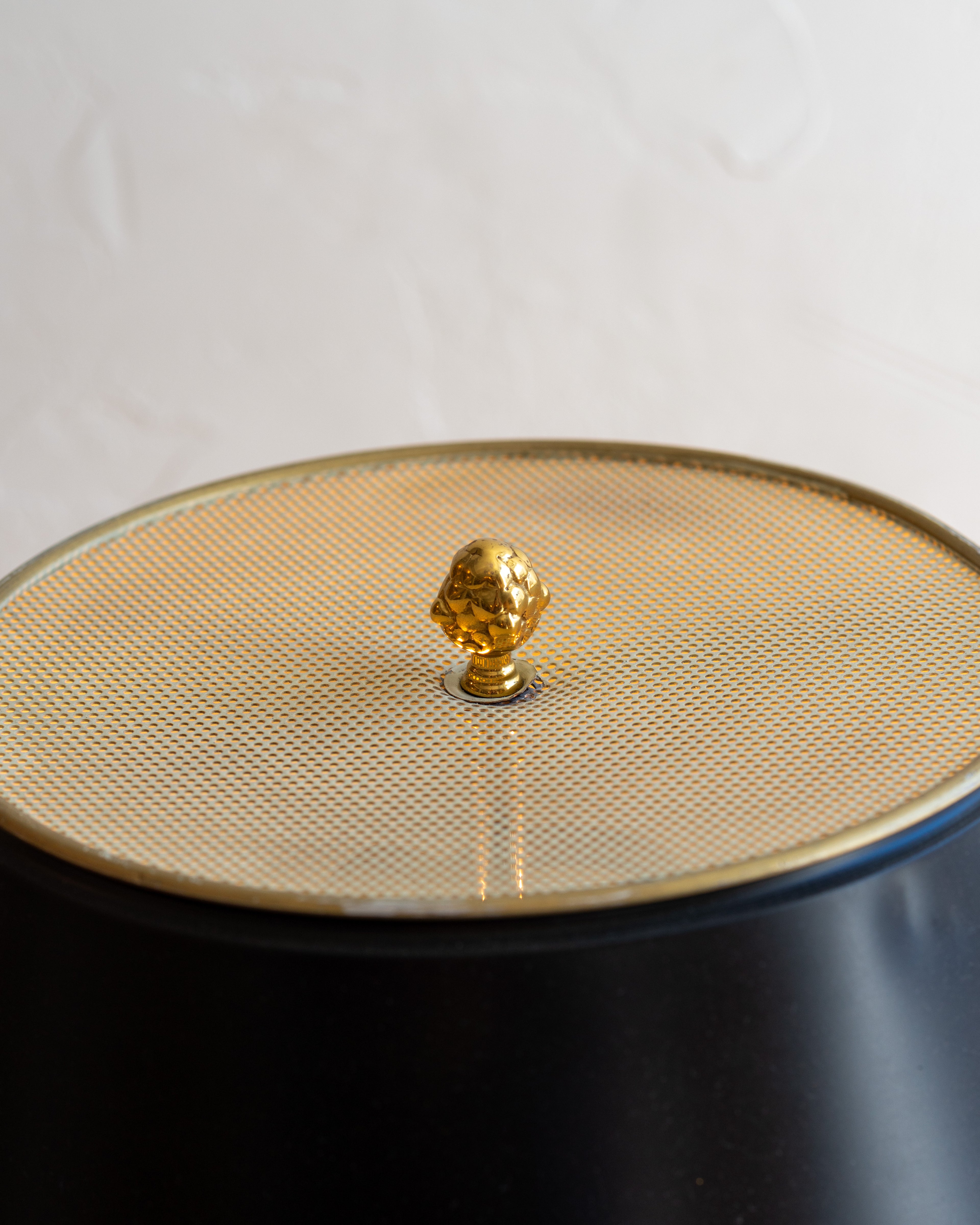 Vintage 1970's Solid Brass Pineapple Lamp