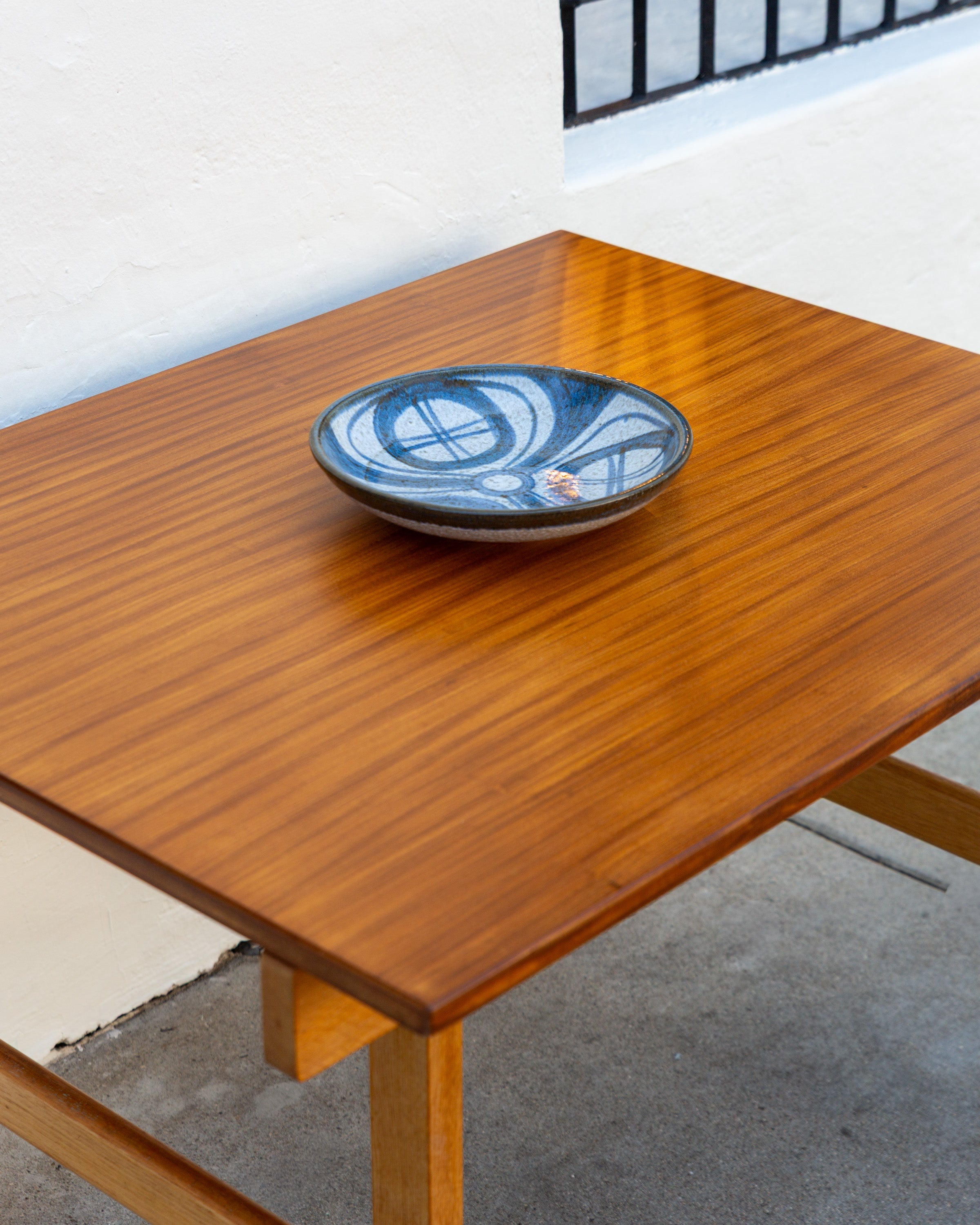 Danish Modern Teak and Oak Table by Hans Wegner for Getama