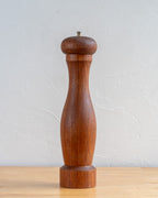 Vintage Large Teak Italian Pepper Grinder
