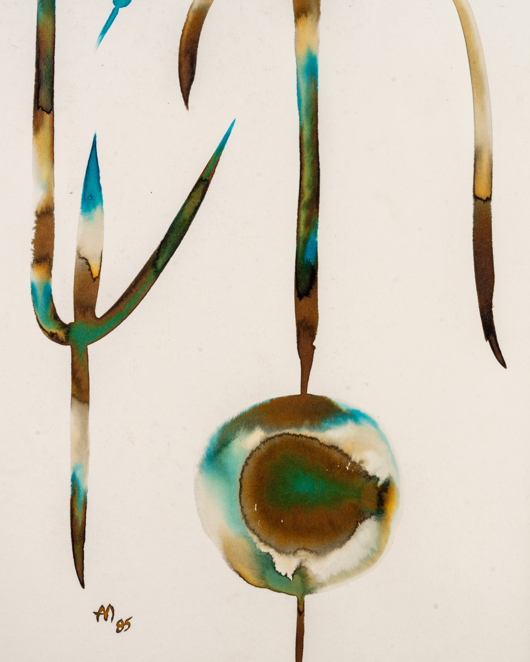 Signed Original Alan Moore Abstract Painting